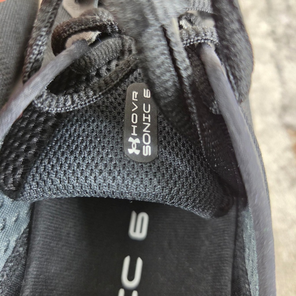 Under Armour HOVR Sonic 6 Running Shoes Womens 9 Black White 3026128-003 - Picture 7 of 14